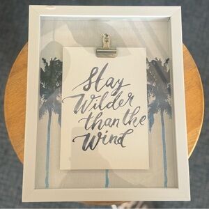 Framed Art with Inspirational Quote